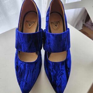John Fluevog Joyride Azul Shoes Size 6